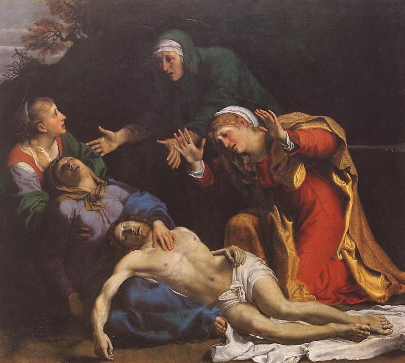CARRACCI, Annibale Lamentation of Christ df oil painting picture